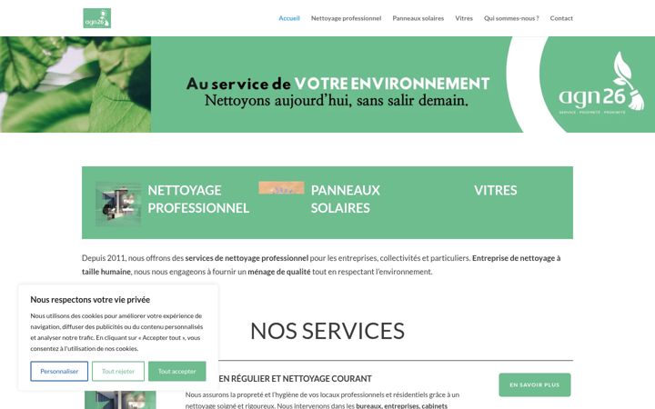 Screenshot of agn26.fr