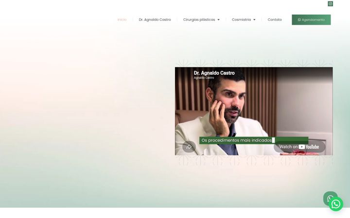 Screenshot of agnaldocastro.com.br