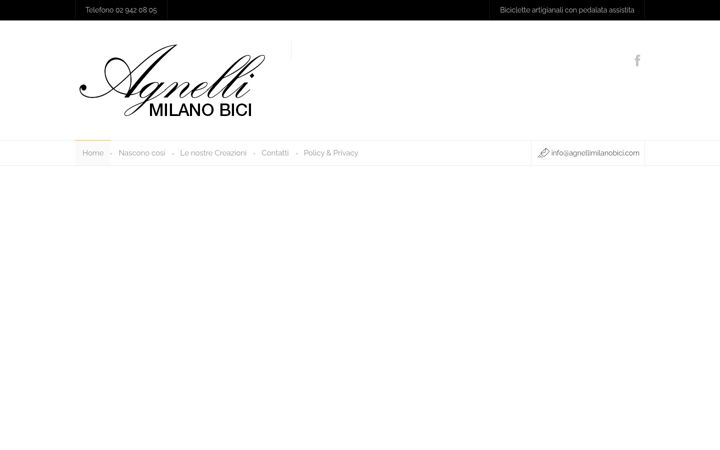 Screenshot of agnellimilanobici.com