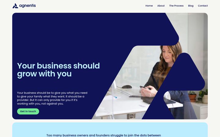 Screenshot of agnentis.com