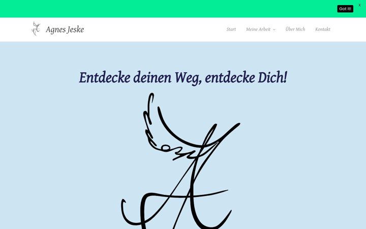 Screenshot von agnes-jeske.de