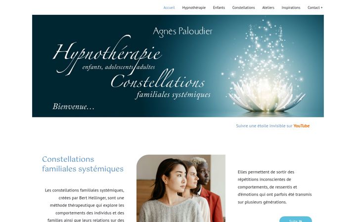Snímek obrazovky agnes-paloudier.fr