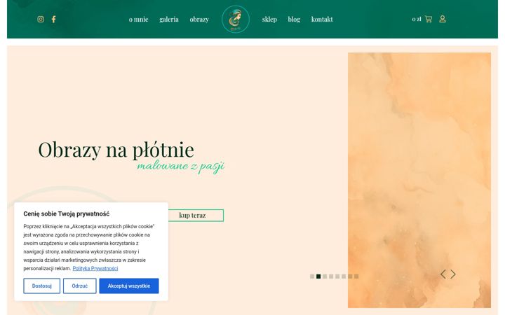 Captura de pantalla de agnesart.pl