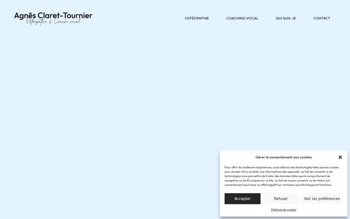Screenshot of agnesclarettournier.fr