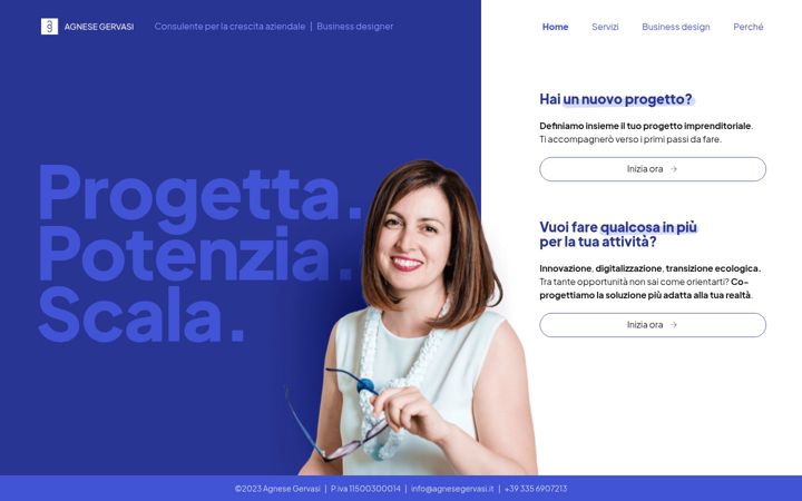 Screenshot von agnesegervasi.it