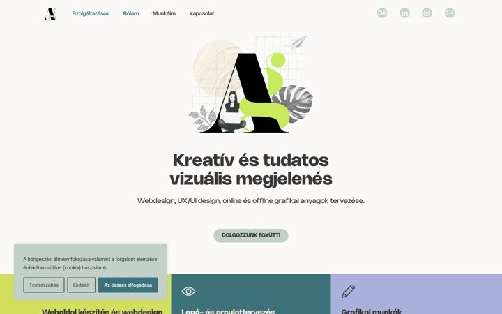 Screenshot of agnesgleize.hu