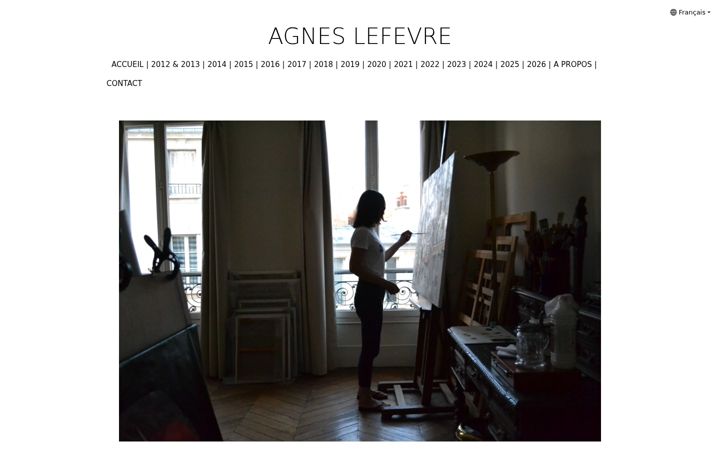 Screenshot of agneslefevre.com