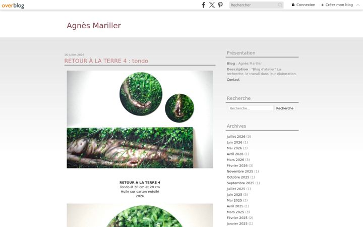 Screenshot of agnesmariller.com