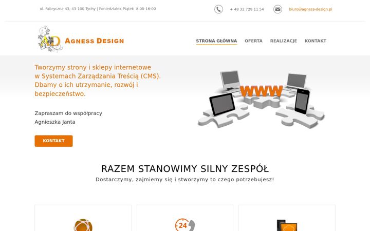 Screenshot of agness-design.pl