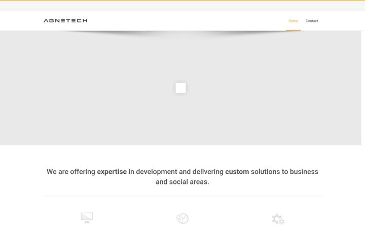 Screenshot di agnetech.ro