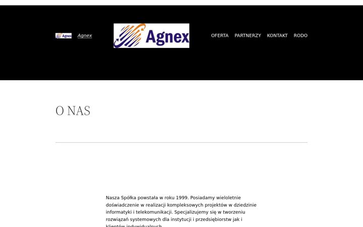 Screenshot of agnex.eu