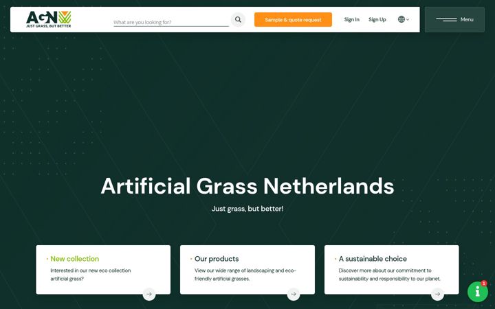 Screenshot of agngrass.com