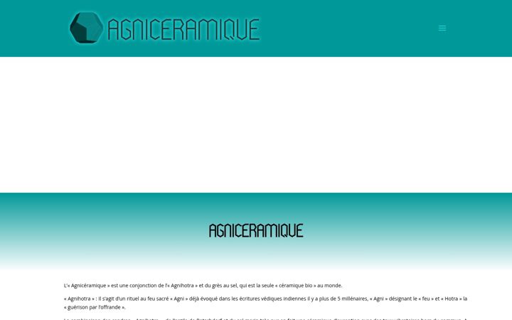 Screenshot of agniceramique.com
