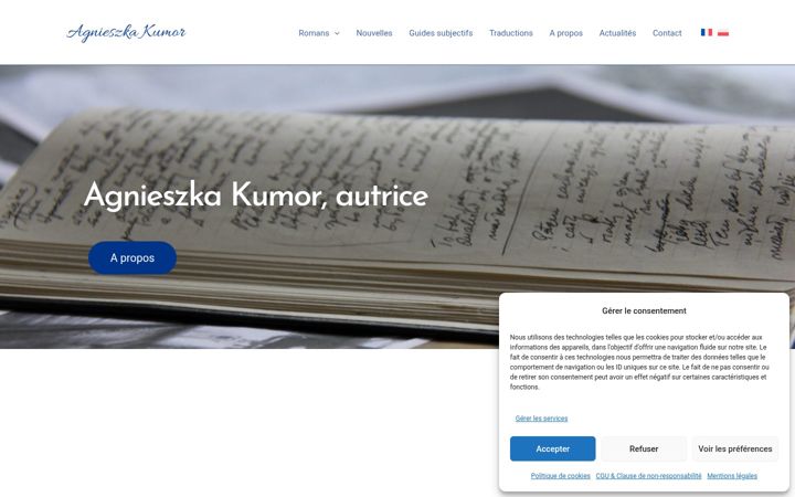 Ekraanipilt saidist agnieszka-kumor.com