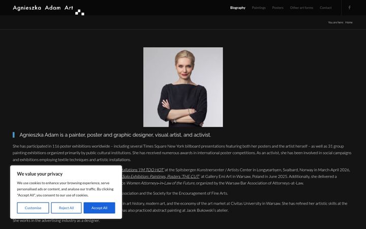 Zrzut ekranu agnieszkaadam.com