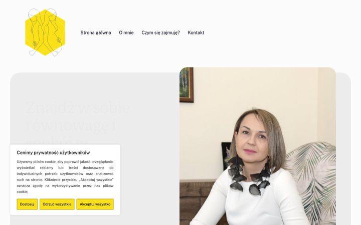 Ekraanipilt saidist agnieszkaadamczyk-psycholog.pl