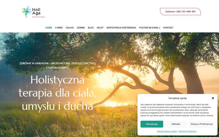 Screenshot of agnieszkaadamowicz.pl