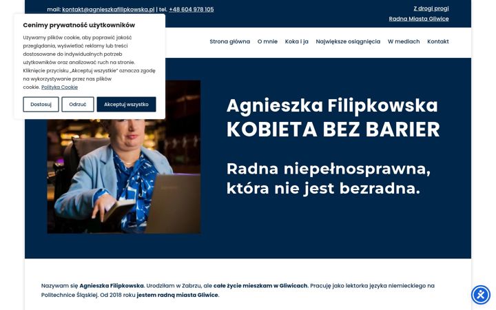 Screenshot του agnieszkafilipkowska.pl