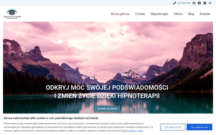 Screenshot of agnieszkagromada.pl