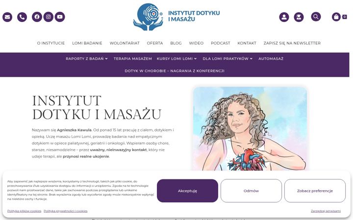 Screenshot of agnieszkakawula.pl