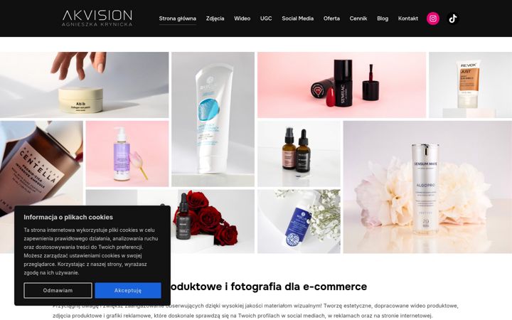 Screenshot of agnieszkakrynicka.pl