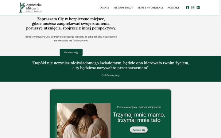 Screenshot of agnieszkamitosch.pl