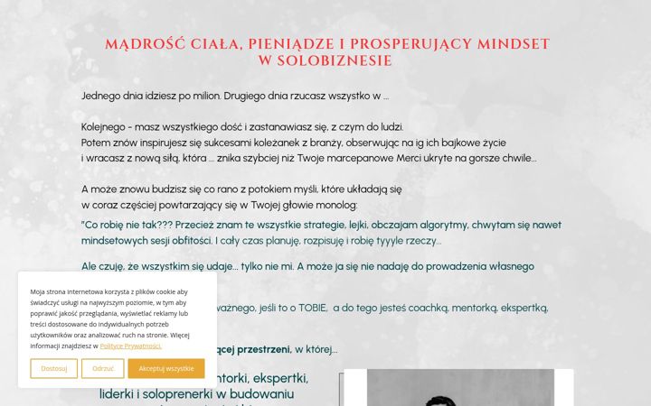 Screenshot ta' agnieszkapiwonska.com