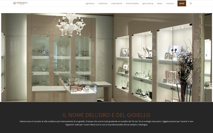 Screenshot ta' agnoluccigioielleria.com