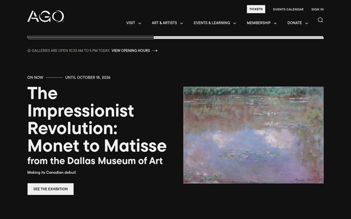 Screenshot of ago.net