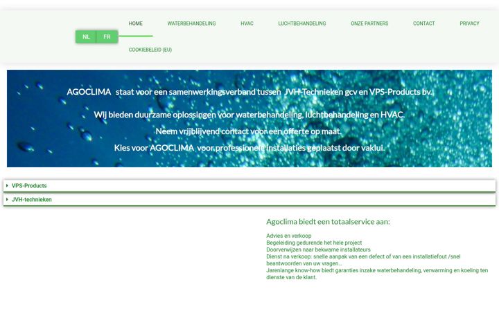 Screenshot von agoclima.be