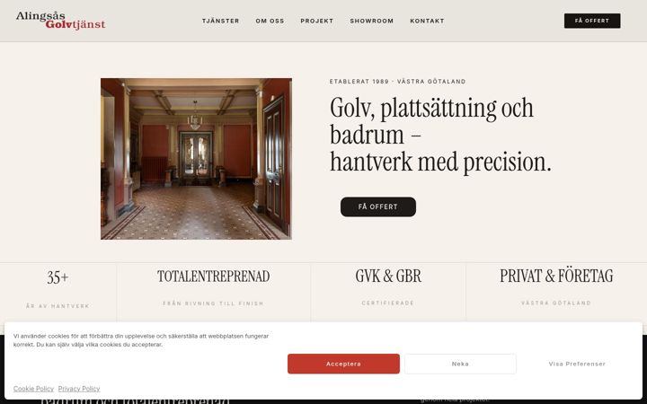 Screenshot of agolv.se