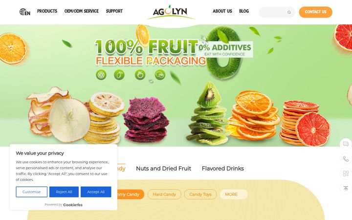 Screenshot von agolyn.com