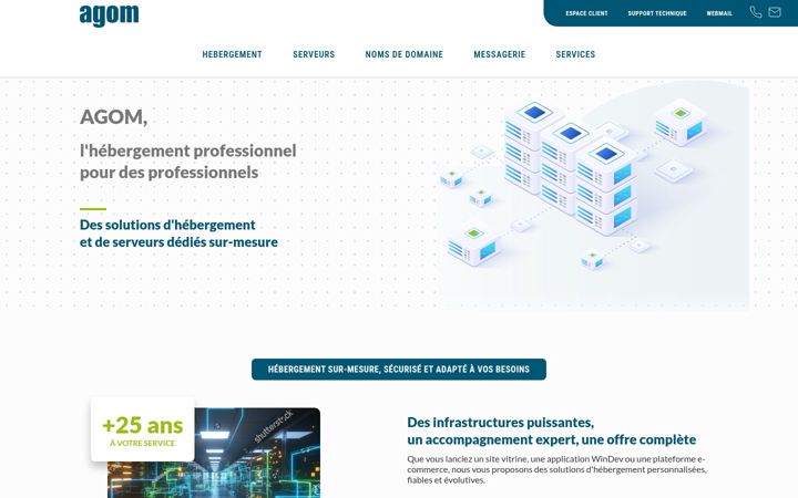 Screenshot of agom.net