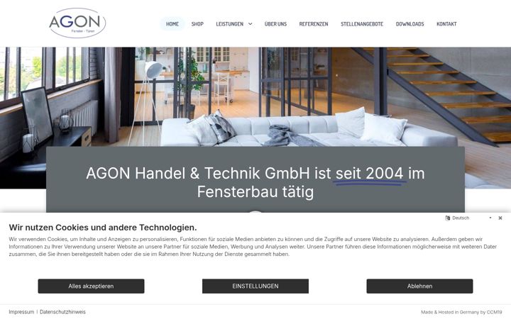 Screenshot of agon.nrw