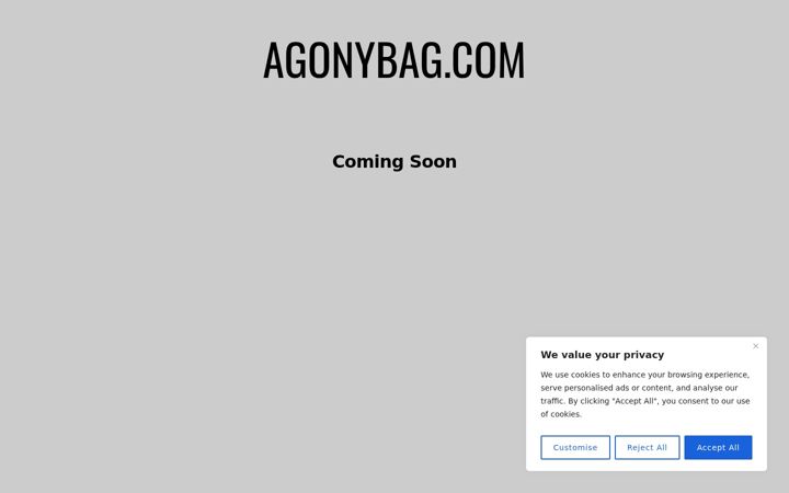 Screenshot of agonybag.com