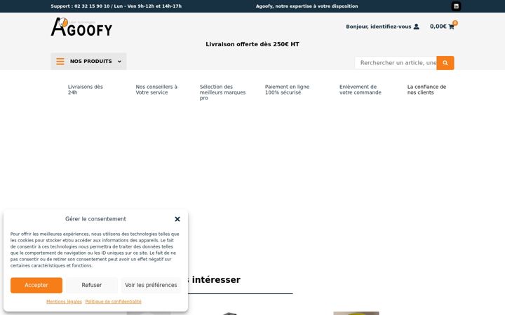 Skjermbilde av agoofystore.com