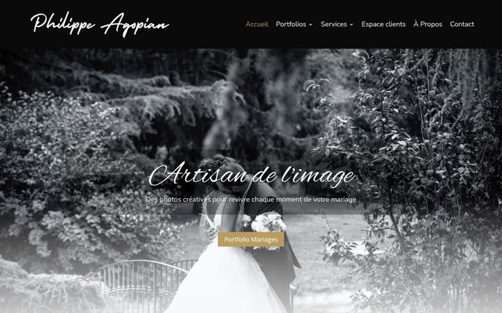 Screenshot of agopian-studio.com