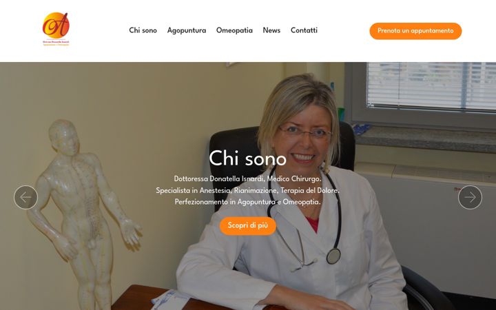 Posnetek zaslona agopunturacuneo.it
