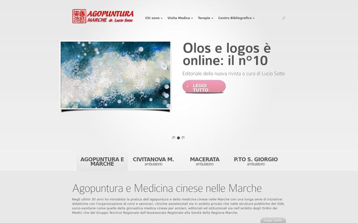 Posnetek zaslona agopunturamarche.it