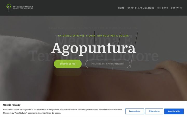 Screenshot of agopunturamodena.com