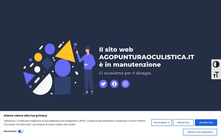 Screenshot of agopunturaoculistica.it