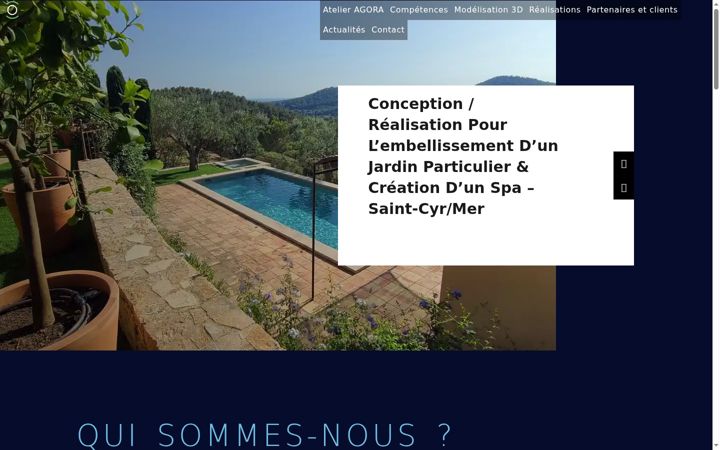 Screenshot von agora-amenagement.com