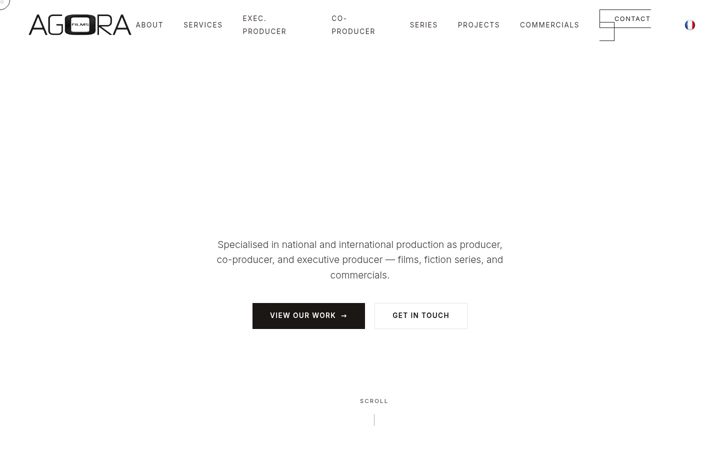 Screenshot of agora-films.com
