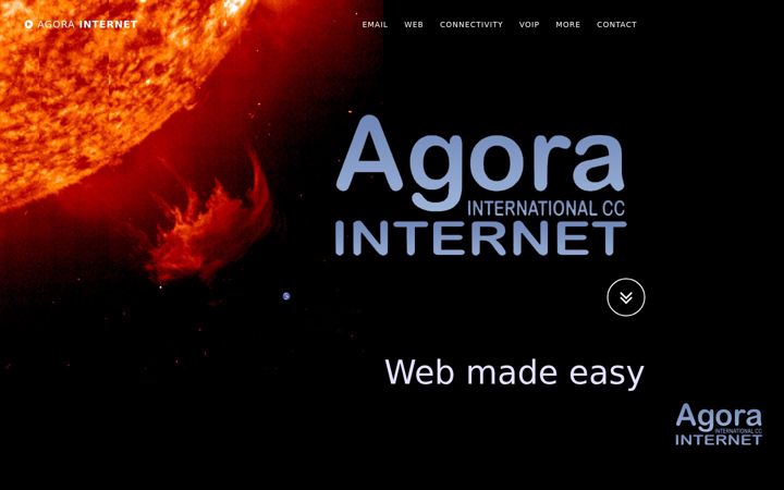 Screenshot of agora.co.za