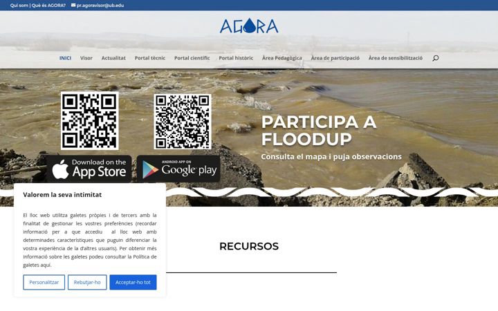 Screenshot stránky agora.ub.edu