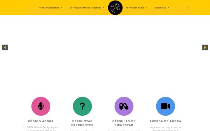 Screenshot van agora.uniandes.edu.co