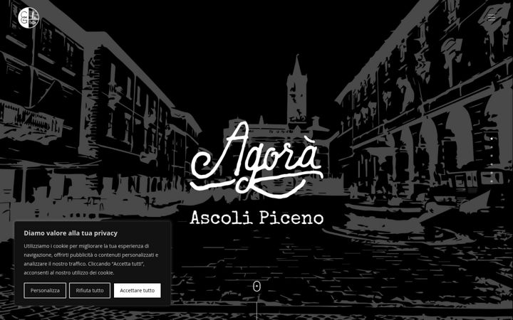 Screenshot of agoraascolipiceno.com
