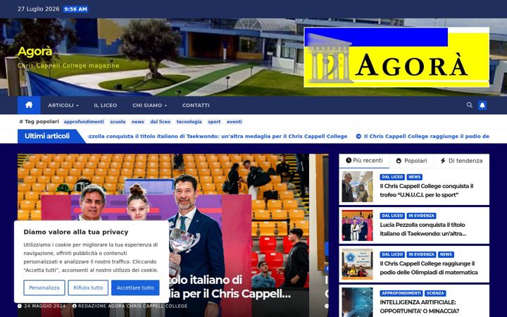 Screenshot of agoraccc.it
