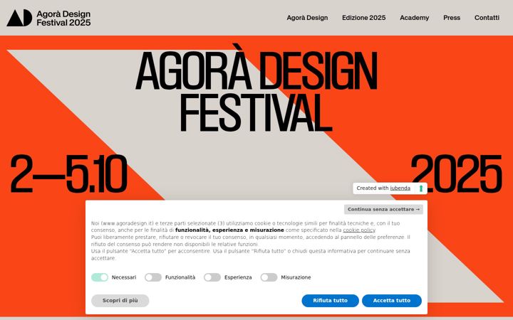 Screenshot of agoradesign.it