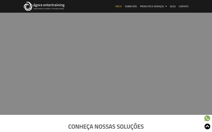 Screenshot of agoraentert.com.br